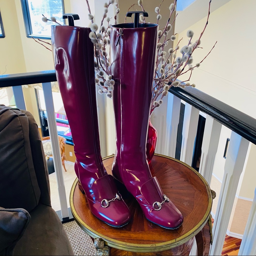 GUCCI LILIANE HORSEBIT TALL BOOT